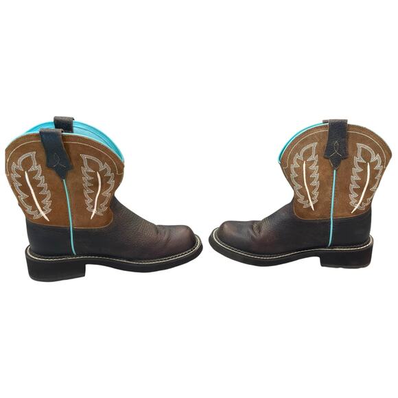 Ariat Women’s Fatbaby Heritage Feather II Western Boot Womens 8B - Picture 10 of 13